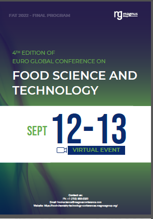 4<sup>th</sup> Edition of Euro Global Conference on  Food Science and Technology | Online Event Program